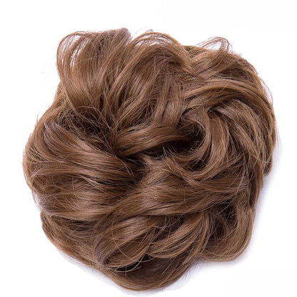 Curly Messy Bun Hair Wig Scrunchie Ponytail Extensions – Effortless Styling in Seconds 21