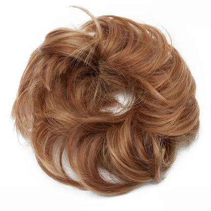 Curly Messy Bun Hair Wig Scrunchie Ponytail Extensions – Effortless Styling in Seconds 34