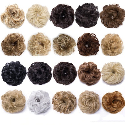 Curly Messy Bun Hair Wig Scrunchie Ponytail Extensions – Effortless Styling in Seconds 4