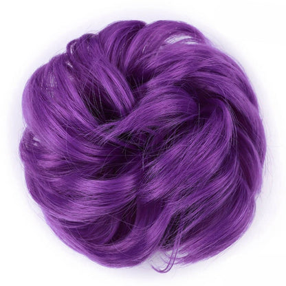 Curly Messy Bun Hair Wig Scrunchie Ponytail Extensions – Effortless Styling in Seconds 53