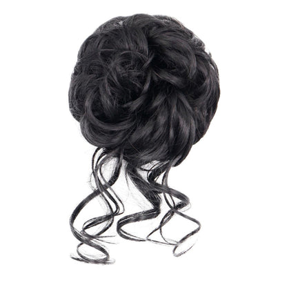 Curly Messy Hair Bun Scrunchie Extension - Easy-to-Use Hair Accessory for Instant Volume and Length 0