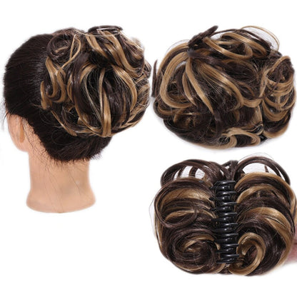Curly Messy Ponytail Claw Clip-in Hair Bun Extension – Lightweight and Easy to Use 20