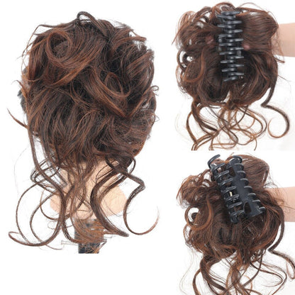 Curly Messy Ponytail Claw Clip-in Hair Bun Extension – Lightweight and Easy to Use 7