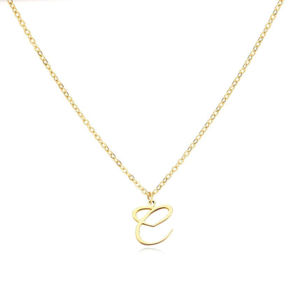 Dainty Gold Initial Necklace for Women – Personalized Heart-Shaped Stainless Steel Jewelry, 45cm 8