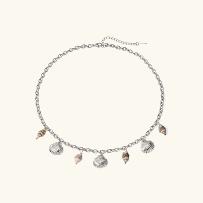 Dainty Gold Seashell Necklace with Adjustable Gold Chain – Hypoallergenic Ocean-Inspired Jewelry for Women 4