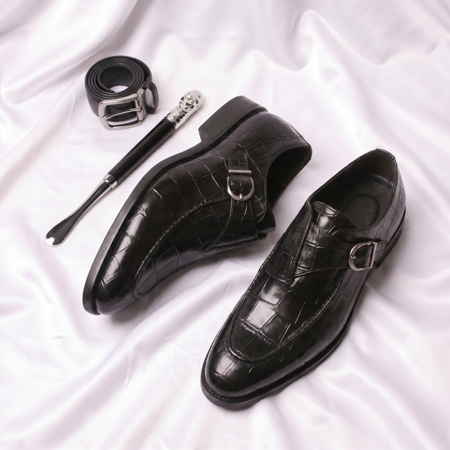 Men's Faux Leather Italian-Style Loafers