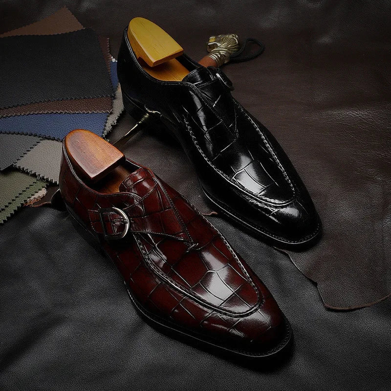 Men's Faux Leather Italian-Style Loafers