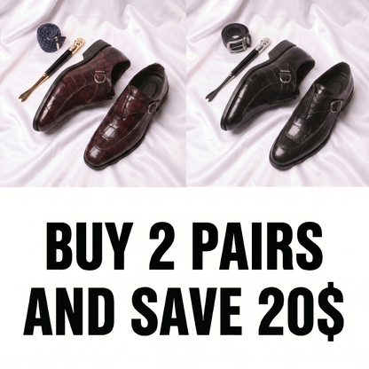 Men's Faux Leather Italian-Style Loafers