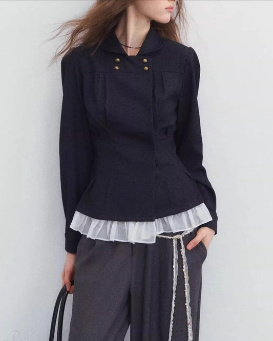 Daisy Women's Denim Jacket | Double-Breasted, Loose Fit 2