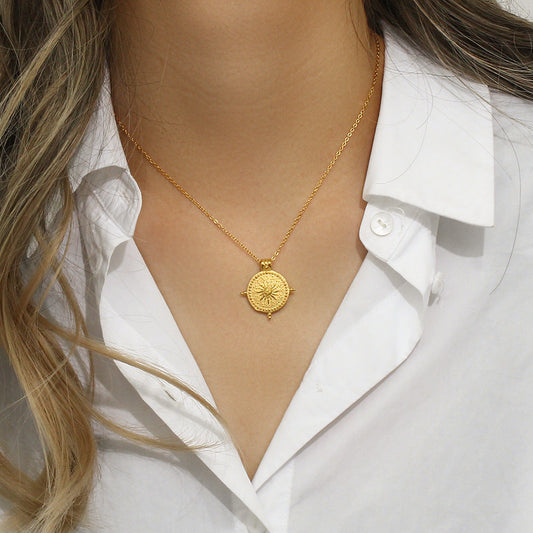 Elegant 18k Gold-Plated Necklace for Women – Hypoallergenic and Water-Resistant 1