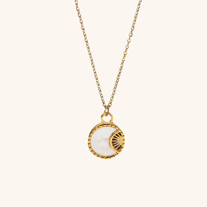 Elegant Freshwater Pearl Necklace with Geometric Pendant – Hypoallergenic Gold-Plated Jewelry for Women 0