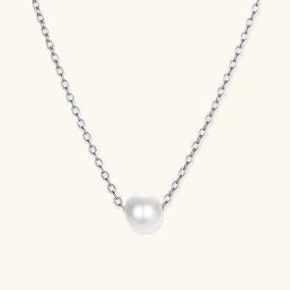 Elegant Freshwater Pearl Necklace with Waterproof Gold Chain – 15 Inch Length and 2 Inch Extension 6