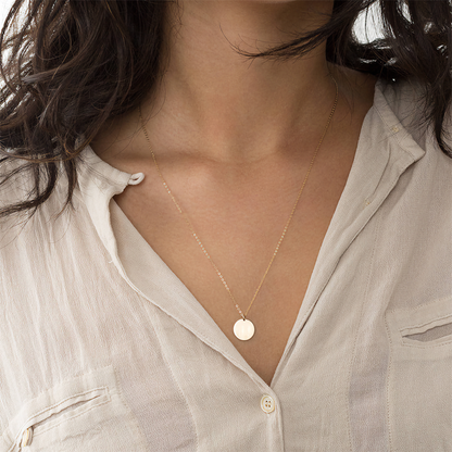 Elegant Gold Chain Necklace – Hypoallergenic Stainless Steel-Plated 14k Gold, 16.5 Inches with 3-Inch Extension 1