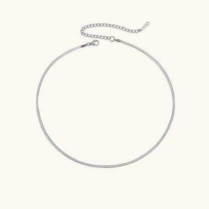 Elegant Gold Herringbone Necklace for Women – Hypoallergenic Stainless Steel-Plated Jewelry, 14k Gold, 14-Inch with Extension 9