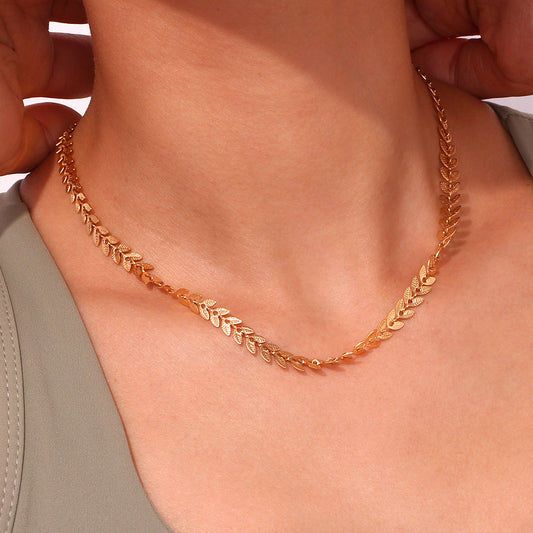 Elegant Gold Necklace for Women – 18k Stainless Steel-Plated, Hypoallergenic, 16-Inch Length with 2-Inch Extension 1