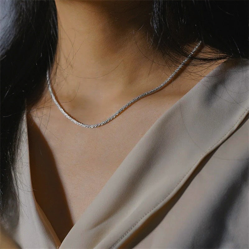 Elegant Gold Necklace for Women – Hypoallergenic Stainless Steel-Plated 14k Gold Chain, 15 Inch with Extension 2