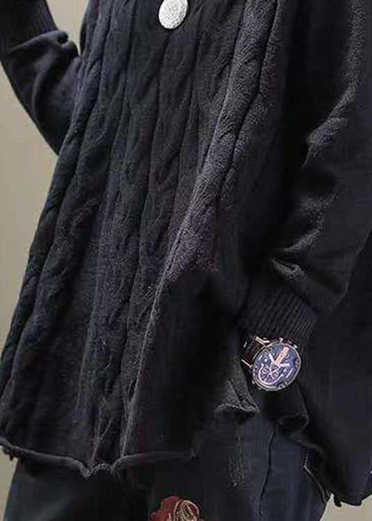 Women's Knit Sweater Khaki Turtleneck Casual - 5