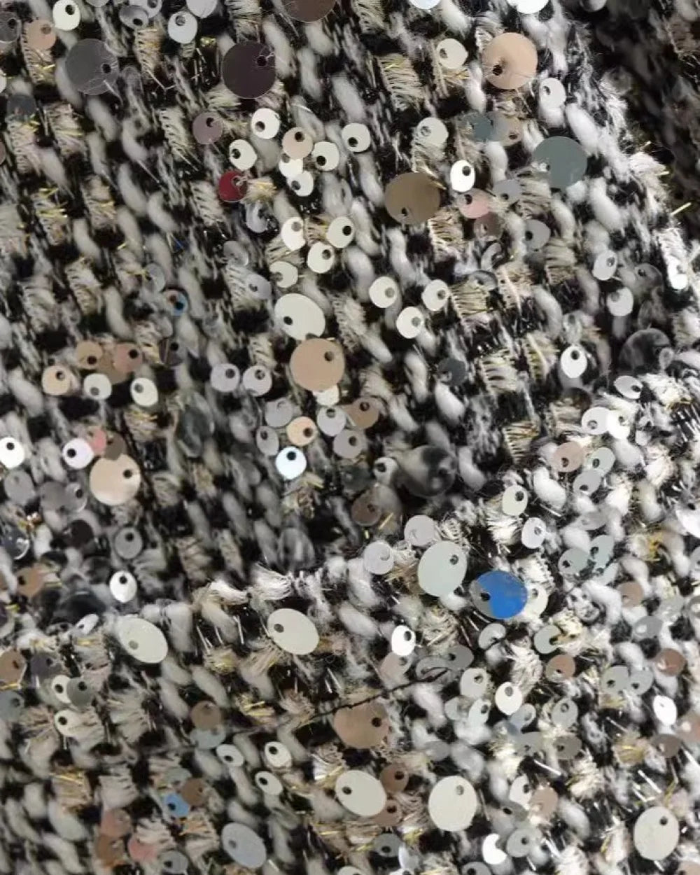 Evelyn Women's Sequin Jacket | Elegant Tweed Design 5