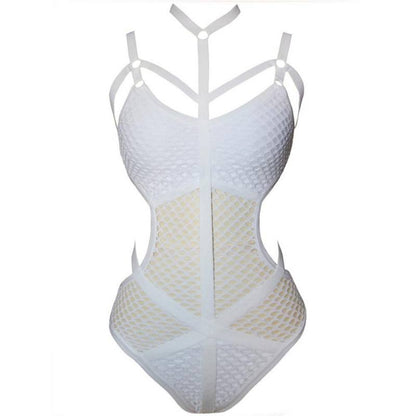 Evelyn Women's One Piece Swimsuit | Fishnet Design, Flattering Fit - Image 5