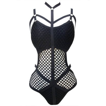 Evelyn Women's One Piece Swimsuit | Fishnet Design, Flattering Fit - Image 7