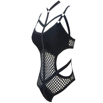 Evelyn Women's One Piece Swimsuit | Fishnet Design, Flattering Fit - Image 8