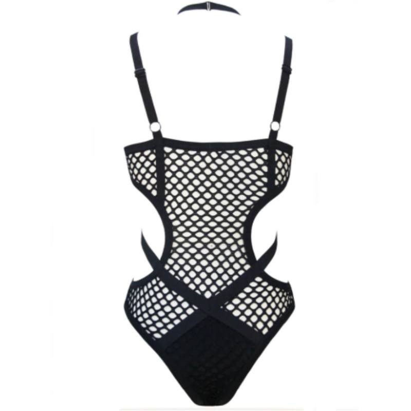 Evelyn Women's One Piece Swimsuit | Fishnet Design, Flattering Fit - Image 9