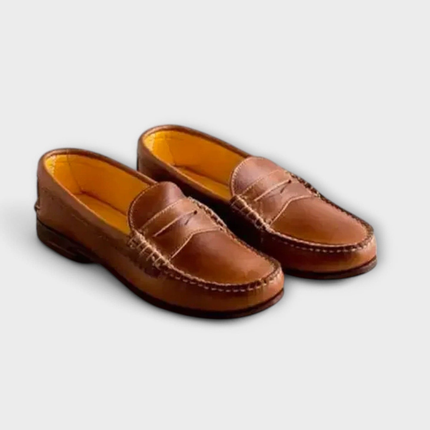 Women's Black Loafers Synthetic Leather Comfort Casual Shoes - Image 4