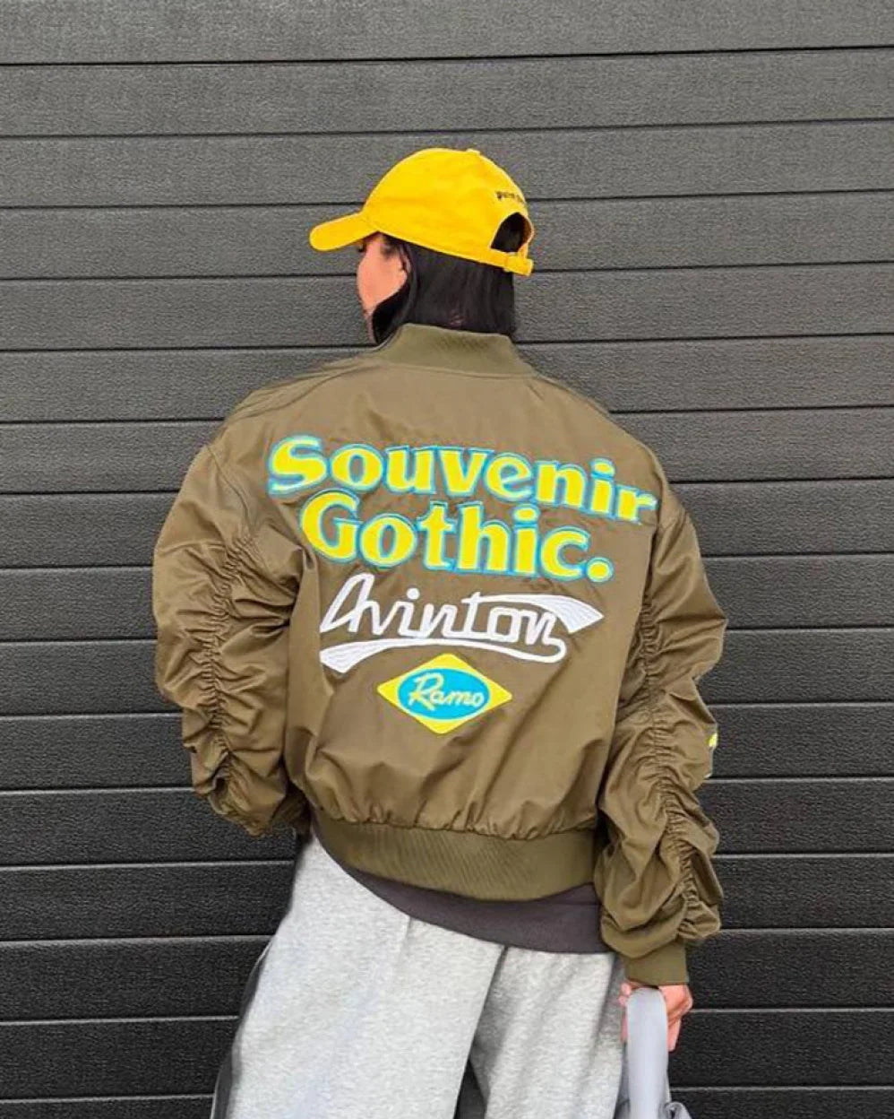 Nora Women's Bomber Jacket | Cotton-Polyester Blend, Trendy Loose Fit 3