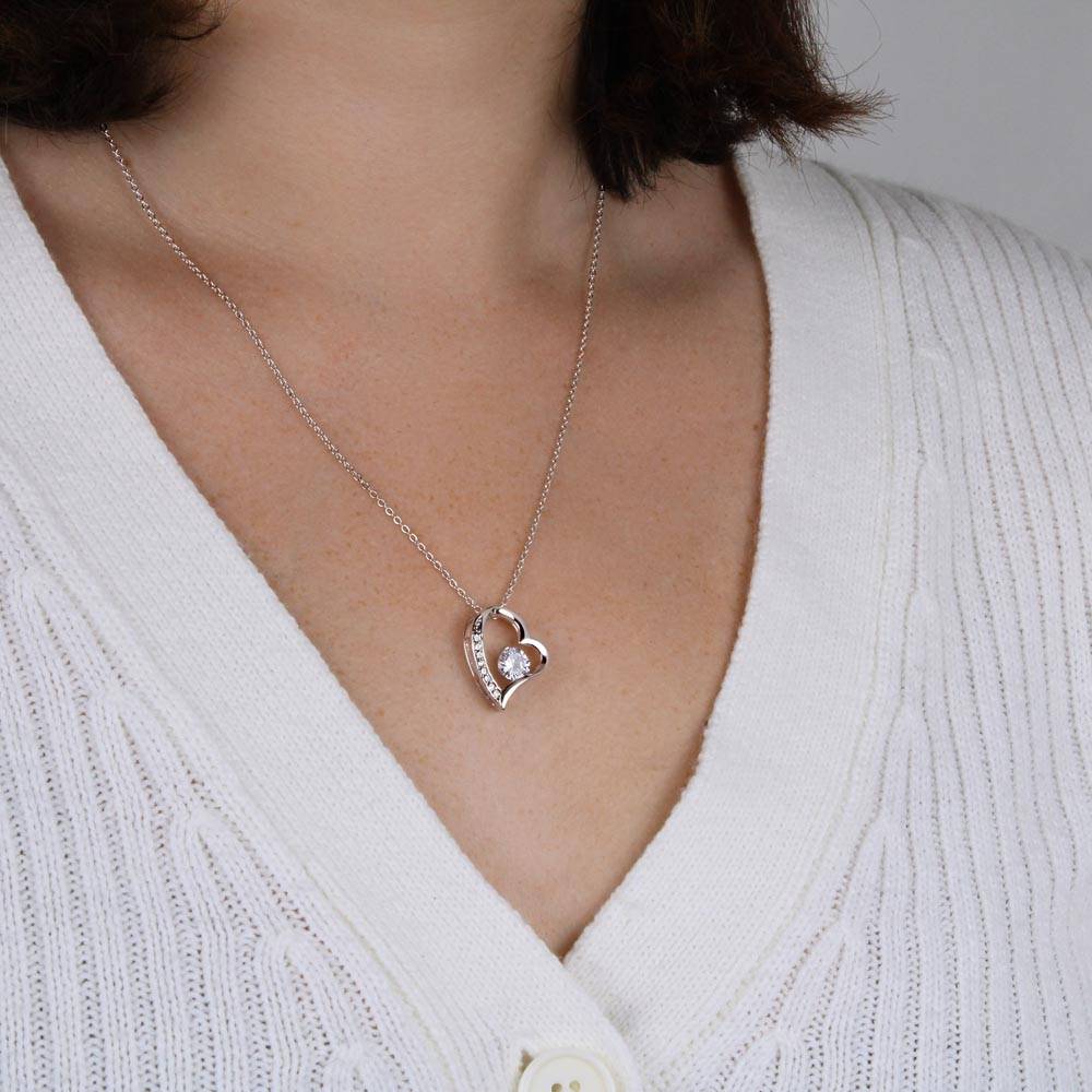Eternal Rose Gift Box with Diamond Heart Necklace – Romantic Keepsake Gift Set for Her 6
