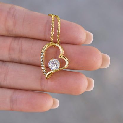 Eternal Rose Gift Box with Diamond Heart Necklace – Romantic Keepsake Gift Set for Her 7