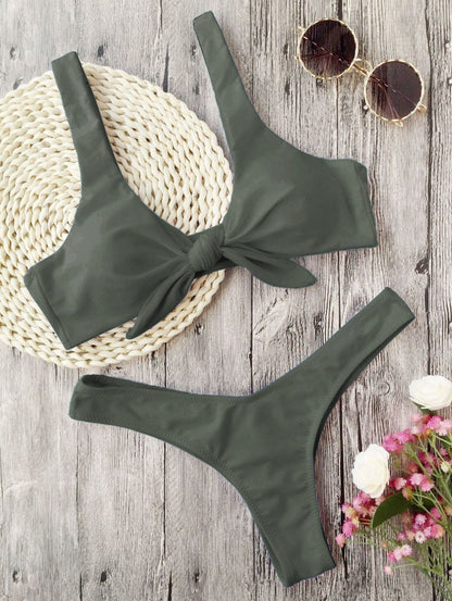 Evelyn Women's Bikini Set | Padded Thong Design, Stylish Swimwear - Image 2