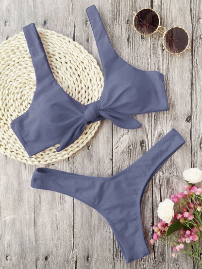Evelyn Women's Bikini Set | Padded Thong Design, Stylish Swimwear - Image 4