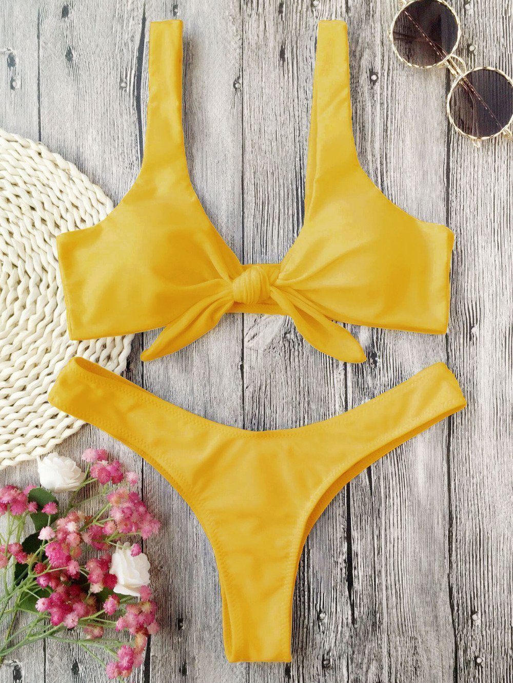 Evelyn Women's Bikini Set | Padded Thong Design, Stylish Swimwear - Image 5