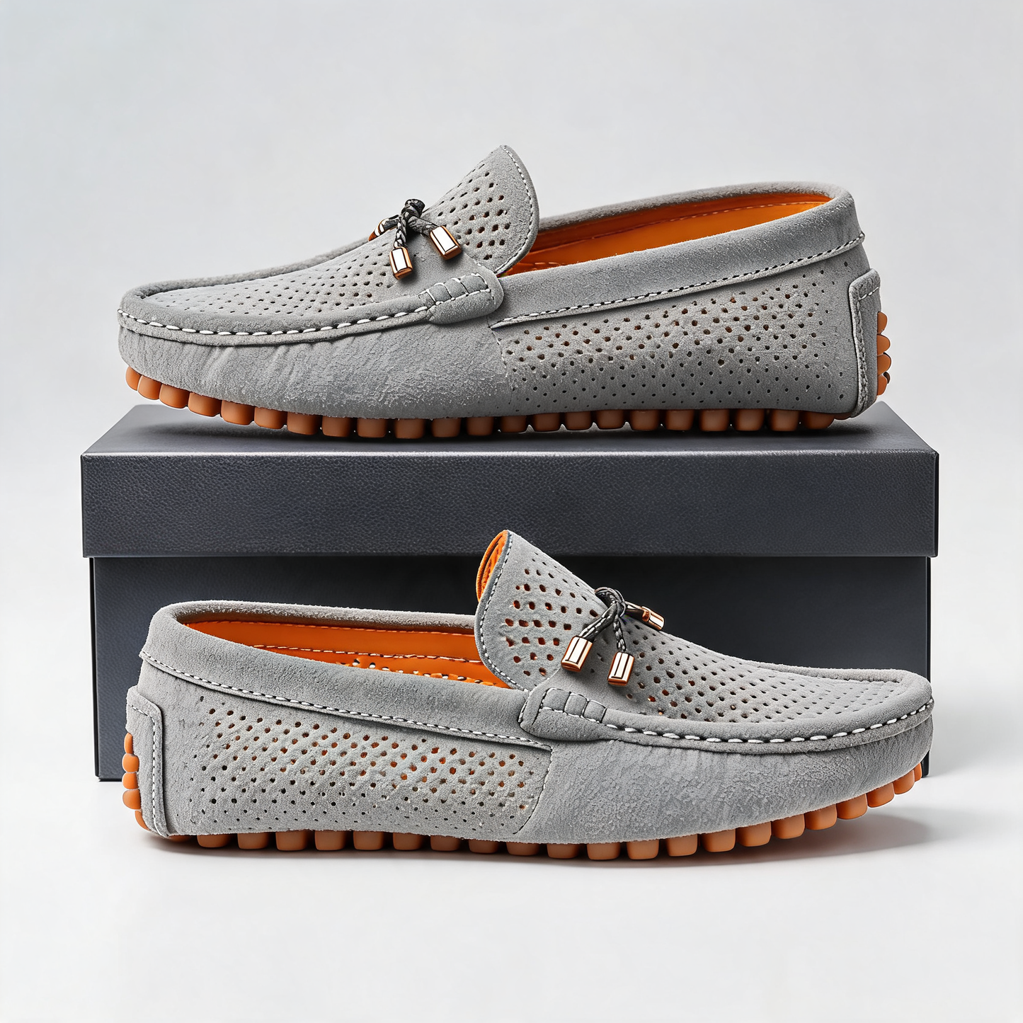 Men's Faux Leather Driving Loafers