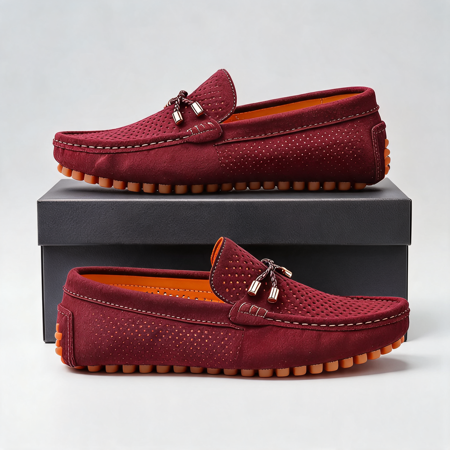 Men's Faux Leather Driving Loafers