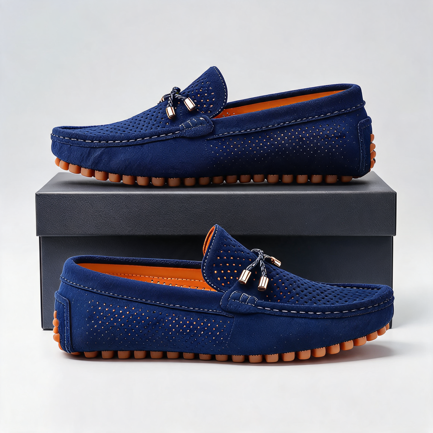 Men's Faux Leather Driving Loafers