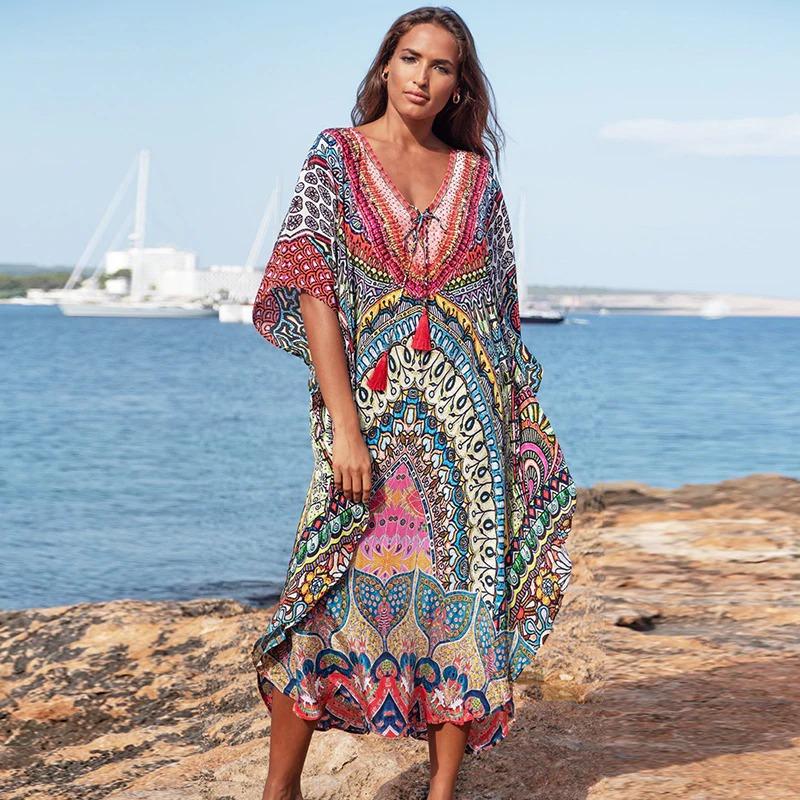 Fiona Women's Beach Cover Up | Lightweight Cotton Blend, Trendy Swim Cover Up - Image 13