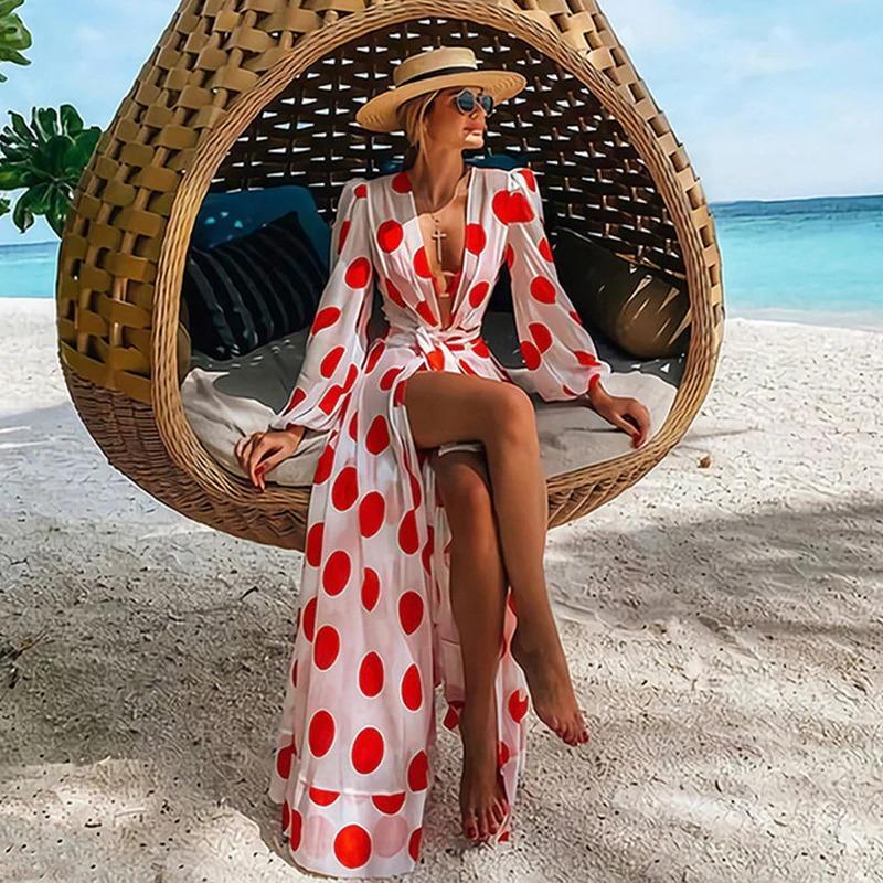 Fiona Women's Beach Cover Up | Lightweight Cotton Blend, Trendy Swim Cover Up - Image 24