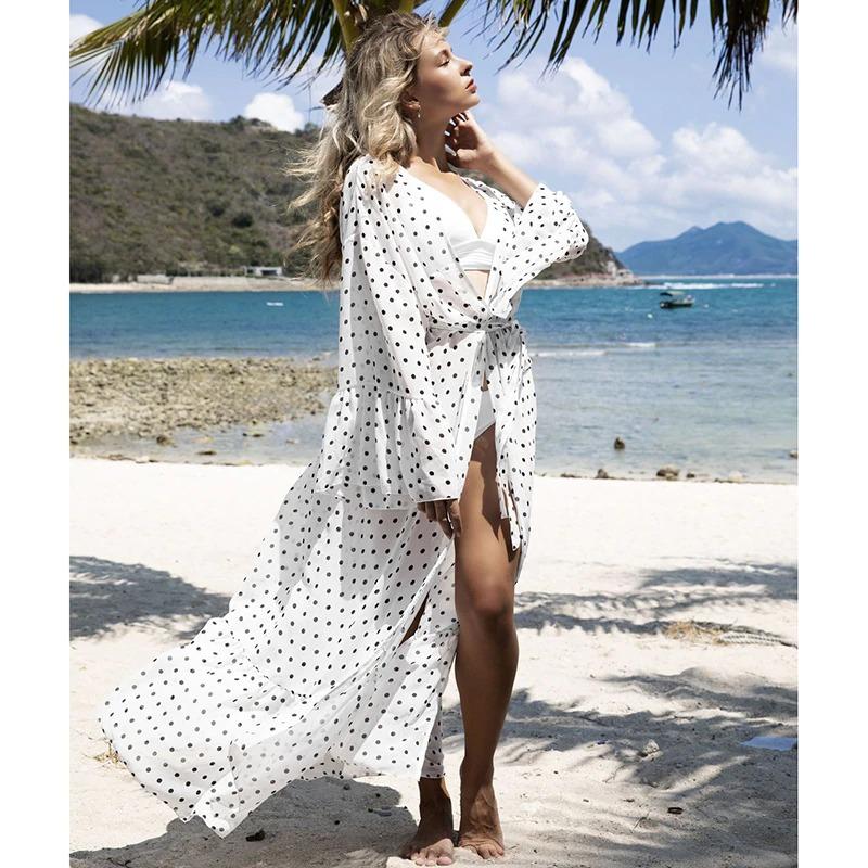 Fiona Women's Beach Cover Up | Lightweight Cotton Blend, Trendy Swim Cover Up - Image 25