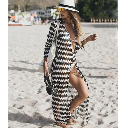 Fiona Women's Beach Cover Up | Lightweight Cotton Blend, Trendy Swim Cover Up - Image 10