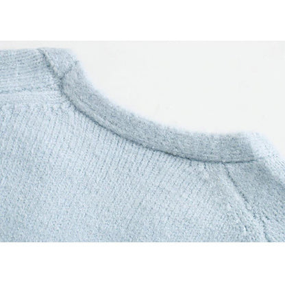 Floral Embroidered Knit Cardigan Sweater 5