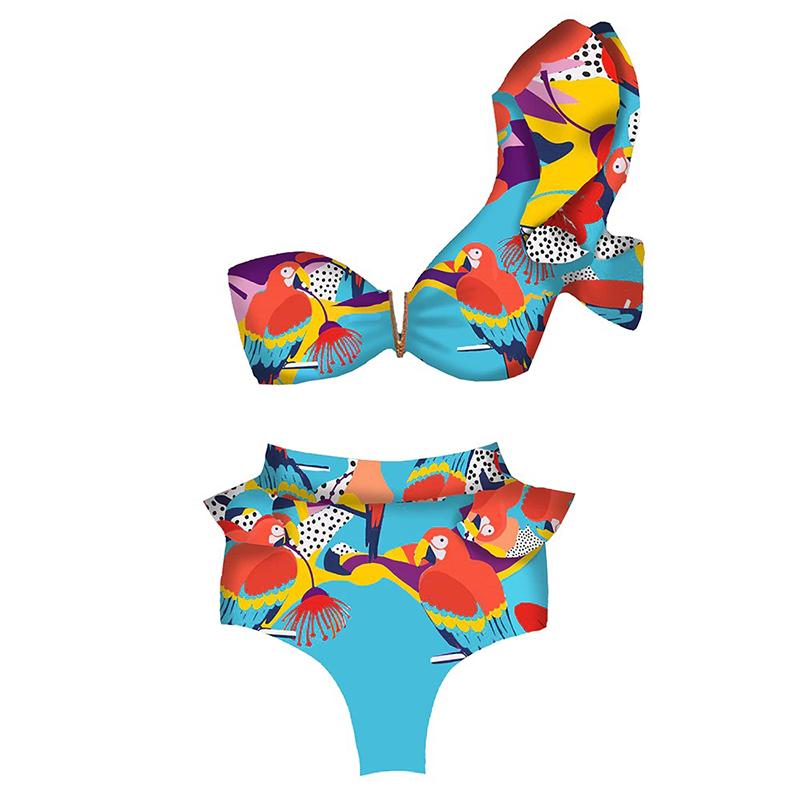 Fiona Women's Two-Piece Swimsuit | Floral Push-Up Design - Image 19