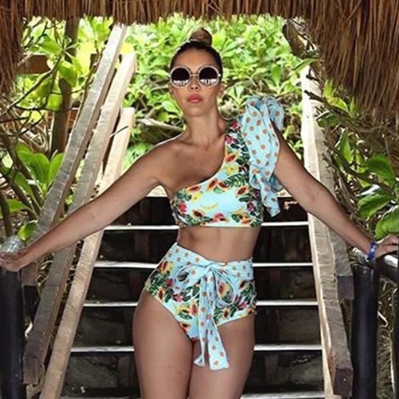 Fiona Women's Two-Piece Swimsuit | Floral Push-Up Design - Image 9