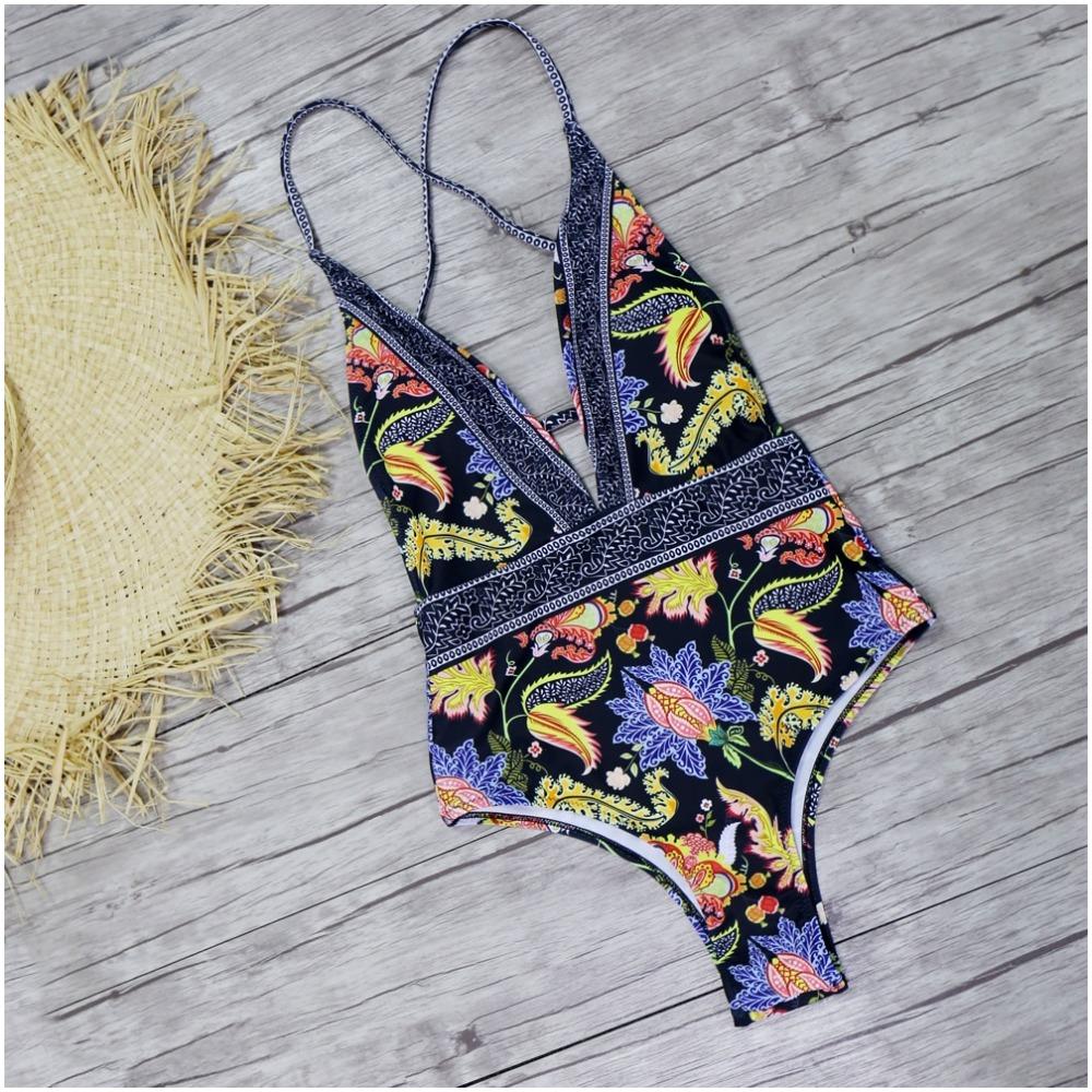 Fiona Women's Bikini Swimsuit | Floral and Paisley Design - Image 6