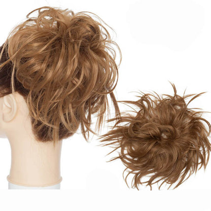 Fluffy Messy Hair Bun Extensions – Soft High-Temperature Fiber Scrunchy for Volume and Fullness – 6-7 Inches Long 10