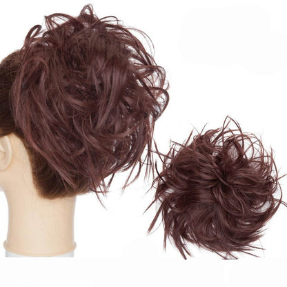 Fluffy Messy Hair Bun Extensions – Soft High-Temperature Fiber Scrunchy for Volume and Fullness – 6-7 Inches Long 13