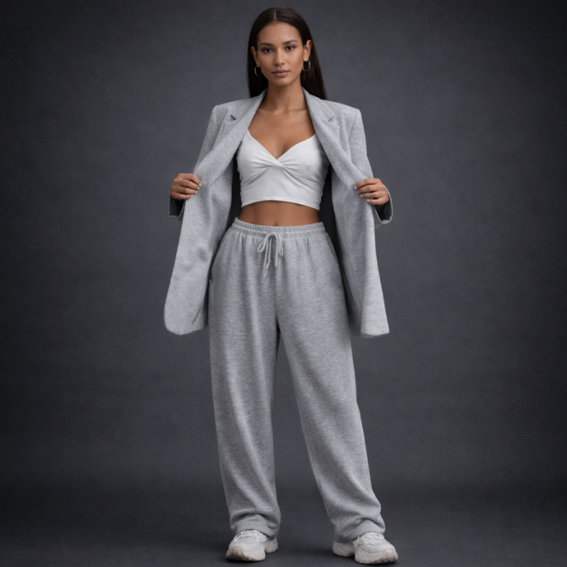 Women's Blazer & Trouser Set – product view | Hensley London