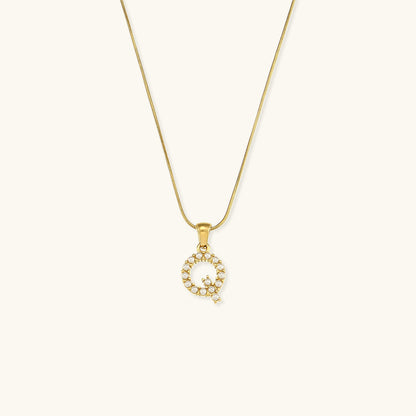 Gold-Finished Initial Necklace with Freshwater Pearls – Customizable Personalized Jewelry for Women 20