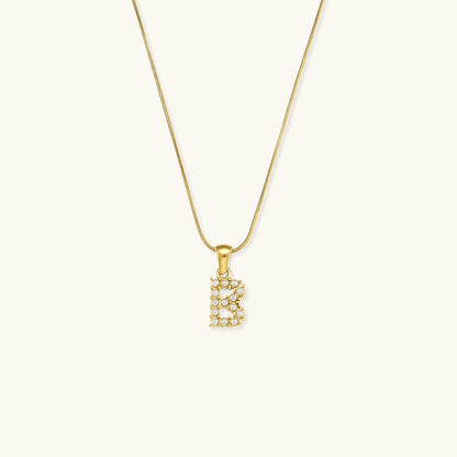 Gold-Finished Initial Necklace with Freshwater Pearls – Customizable Personalized Jewelry for Women 4