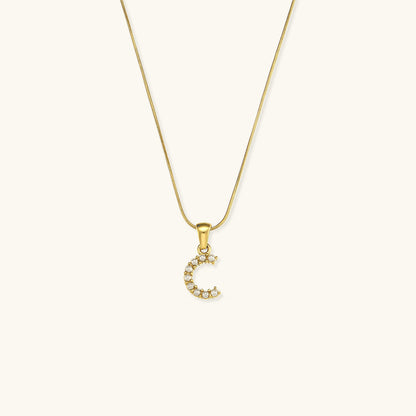 Gold-Finished Initial Necklace with Freshwater Pearls – Customizable Personalized Jewelry for Women 5